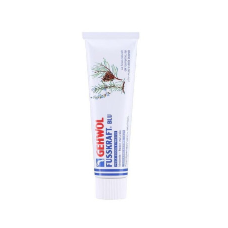 Інтенсивний зволожувальний крем для стоп Gehwol Fusskraft Blue Intensive Cream з олією розмарину, лаванди, сосни, камфори 75ml