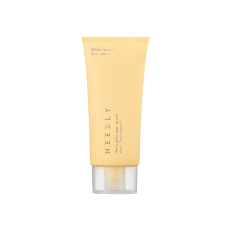 Сонцезахисний крем Needly Vita C Glow Tone Up Sun SPF50+ PA++++ 50ml — освітлення та вирівнювання тону шкіри, захист від