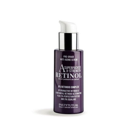 Суперконцентрована сироватка з ретинолом Instytutum A-Superpacked X-Strength Retinol Serum з скваланом, провіт. В5, віт. E 30ml
