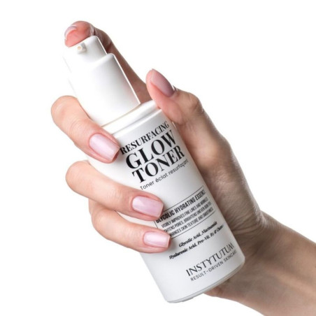 Тонер з кислотами Instytutum Resurfacing Glow Toner з AHA та HA, ніацинамідом, провітаміном В5, екстр. ромашки, алантоїном
