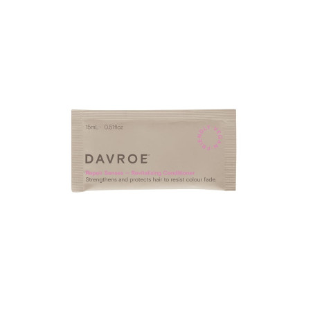 Шампунь Davroe Repair Senses Revitalizing 15ml — для пошкодженого волосся, з РЕ, протеїнами кіноа — фото