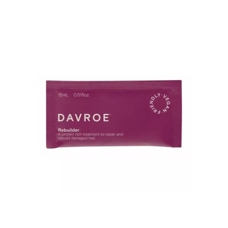 Засіб для реконструкції волосся Davroe Rebuilder Protein Treatment 15ml на основі протеїнів рису та кіноа для ламкого та