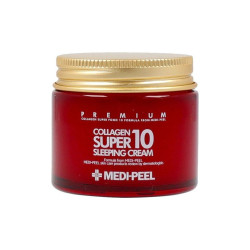 Антивіковий нічний крем Medi-Peel Collagen Super 10 Sleeping Cream 70ml — зволоження та омолодження шкіри, ліфтинг-ефект, для