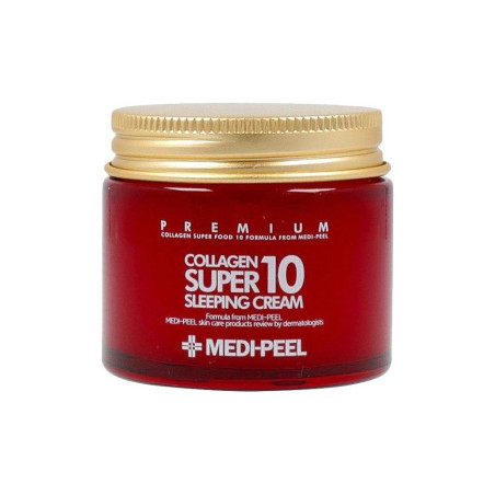 Антивіковий нічний крем Medi-Peel Collagen Super 10 Sleeping Cream 70ml — зволоження та омолодження шкіри, ліфтинг-ефект, для