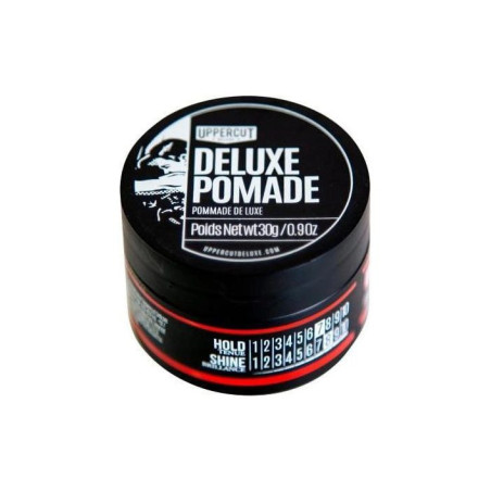 Паста для укладання волосся сильної фіксації Uppercut Deluxe Pomade MIDI 30g — обмежені партії, ручний розлив, сильна фіксація