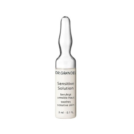 Ампула для чутливої шкіри Dr. Grandel Sensitive Solution з вітаміном Е, АНА та молочною кислотами, екстрактами очерету 3 мл —