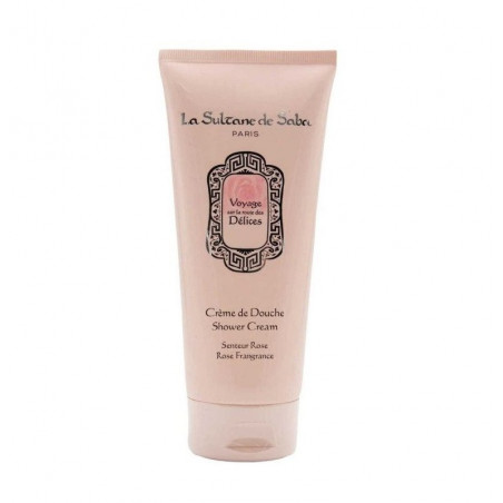 Крем-гель для душу Троянда з екстрактами алое, меду, лотоса La Sultane de Saba Shower Cream Rose Fragrance 200 ml — фото 1