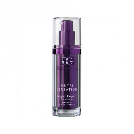Регенеруючий нічний концентрат Dr. Grandel Nutri Sensation Night Repair з олією малинових кісточок, сафроловою олією 30 мл