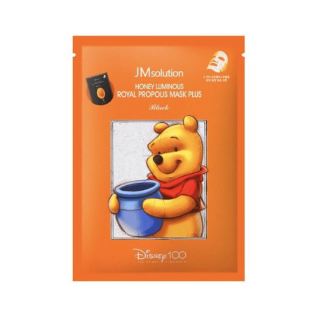 Антивікова тканинна маска для обличчя JMsolution Honey Luminous Royal Propolis Mask Plus з прополісом та маточним молочком 30