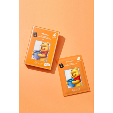 Антивікова тканинна маска для обличчя JMsolution Honey Luminous Royal Propolis Mask Plus з прополісом та маточним молочком 30