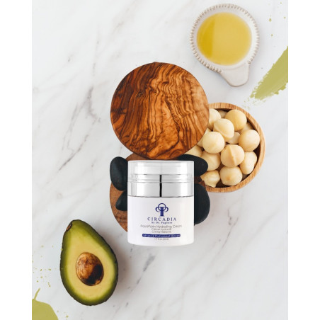 Зволожувальний крем для шкіри обличчя Circadia AquaPorin Hydrating Cream з аквапоринами, пантенолом, оліями авокадо, оливи 50 г