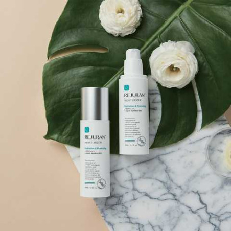 Зволожувальний крем з аргановою олією та c-PDRN REJURAN Moisturizer соком листя алое вера, олією жожоба, насіння граната 40 мл