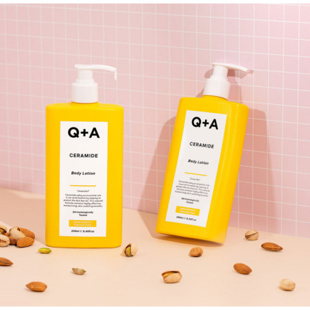 Q+A Ceramide Body Lotion 50ml — глибоке зволоження, кераміди, гліцерин, сквалан, шовковиста текстура — упаковка