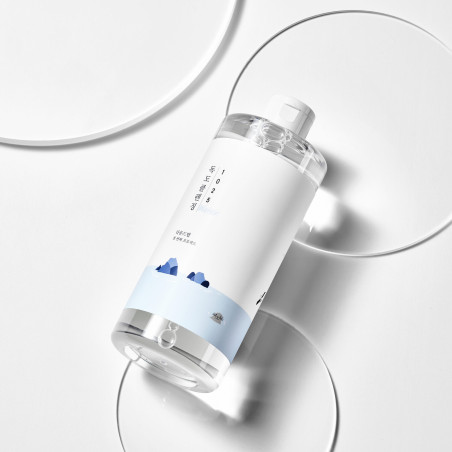 Round Lab 1025 Dokdo Cleansing Water 400ml — видалення макіяжу, 3 типи гіалуронової кислоти, алантоїн — упаковка