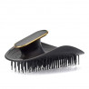 MANTA Brush Black/Gold — щітка для здоров'я шкіри голови та волосся, силікон, FLEXGUARD™ технологія — вигляд товару