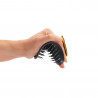 MANTA Brush Black/Gold — термостійка до 80°C, антистатична, для всіх типів волосся — аплікація