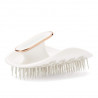 MANTA Brush White/Rose Gold — щітка для здоров'я шкіри голови та волосся, силікон, FLEXGUARD™ технологія — вигляд товару
