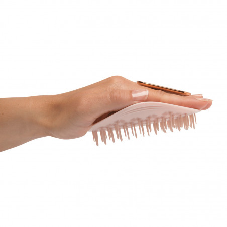 MANTA Brush Pink/Rose Gold — розплутування вузлів, зменшення ламкості, масаж шкіри голови — текстура