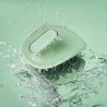 MANTA Brush Sage Green — розплутування вузлів, зменшення ламкості, масаж шкіри голови — текстура