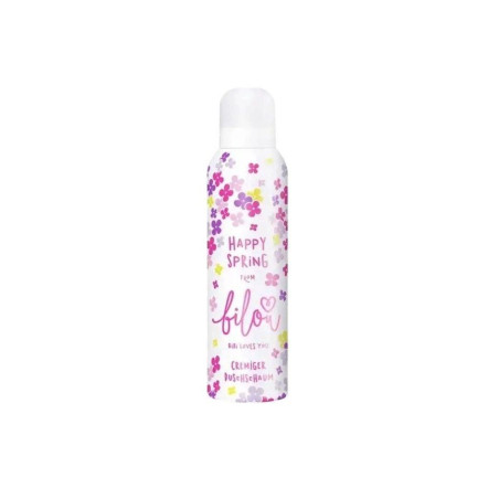 Пінка для душу Bilou Happy Spring Shower Foam 200ml — екстракт алое вера, мигдальна олія, делікатне очищення — вигляд товару
