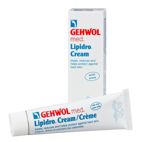 Gehwol Med Lipidro Creme 75 мл — крем для сухої та чутливої шкіри ніг із сечовиною, екстр. морс. водоростей, алантоїном,
