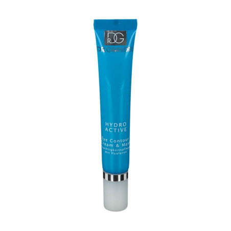 Dr.Grandel Hydro Active Eye Contour Cream Mask 20 мл — двофункційна крем-маска навколо очей з гіалуроном, комплексом морської