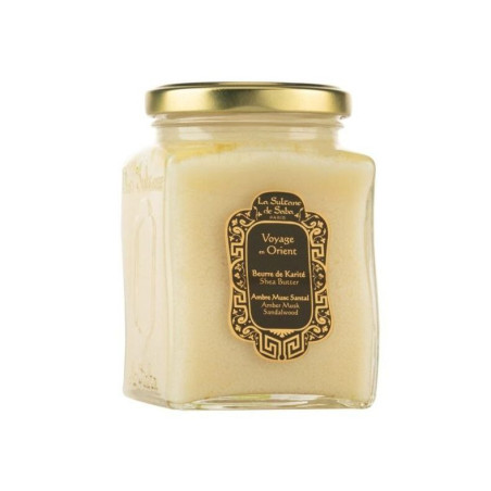 La Sultane de Saba Beurre de Karite Shea Butter Amber Musk Sandalwood Fragrance 300 ml — масло Каріте з ароматом мускусу, амбри