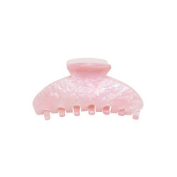 Великий крабик для волосся EMI JAY Big Effing Clip in Pink Sugar — рожевого кольору, з біорозкладного ацетату, надійно утримує