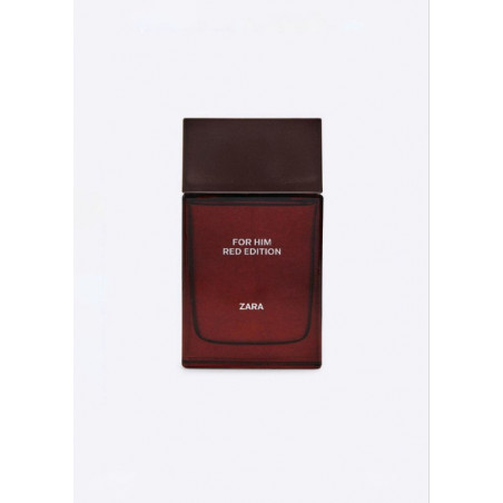ZARA For Red Edition HIM 100 ml — чоловічі парфуми, зі східним ароматом, з нотами апельсина, амбри та евернілу, теплі та