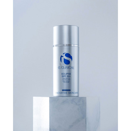 IS CLINICAL Eclipse SPF 50+ 100 г — сонцезахисний крем з фізичними фільтрами та вітаміном E, водостійкий захист від UVA/UVB,