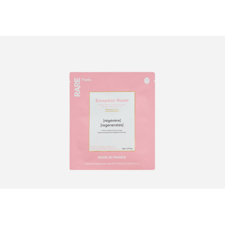 RARE Paris Exception Rosée Regenerating Face Mask 23ml — відновлювальна маска з церамідами, Омега 3 та 6, гіалуронатом натрію,