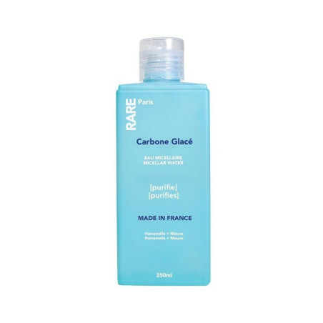Міцелярна вода RARE Paris Carbone Glacé Purifying Micellar Water 250ml — з гамамелісом та екстрактом мальви, для всіх типів