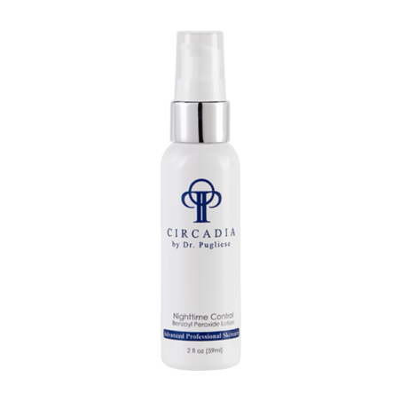 Circadia Nighttime Control Facial Lotion 59 мл — нічний лосьйон з пероксидом бензоїлу 5%, для лікування запального акне —