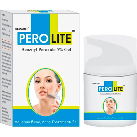 Гель Perolite Benzoyl Peroxide 5% Gel 30 г — проти акне, бензоїл пероксид 5%, гліцерин, сополімер акрилатів, усунення вугрів,