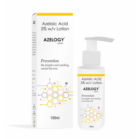 Лосьйон Azelogy Azelaic Acid 5% w/v 100ml — проти акне, прищів, освітлює, зменшує запалення, для проблемної шкіри — вигляд