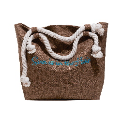 Пляжна сумка Framesi Morphosis Sun Bag — стильний аксесуар для пляжу, розмір 41×35 см, внутрішня підкладка, коричневий колір,