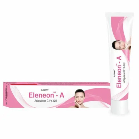 Косметичний засіб Eleneon-A Gel Adapalene 0,1% 20g — зменшення вугрового висипу, запобігання утворенню комедонів, протизапальна