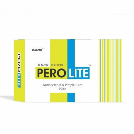Мило Perolite Benzoyl Peroxide Antibacterial Pimple Care Soap 75 г — проти акне, бензоїл пероксид 2.5%, антибактеріальна дія,