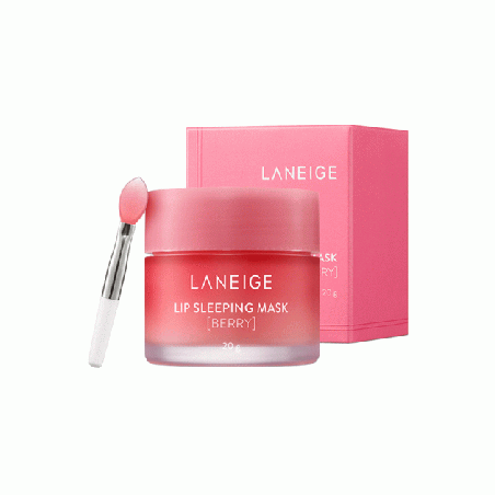 Відновлювальна маска для губ Laneige Lip Sleeping Mask Berry 20 г — з ягідними екстрактами, вітаміном С, гіалуроновою кислотою