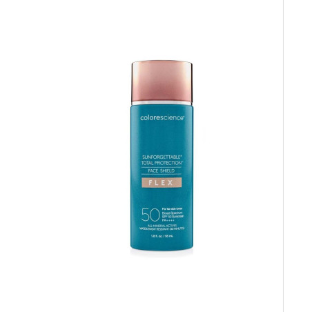 Сонцезахисний крем Colorescience Sunforgettable Face Shield Flex SPF 50 55 мл — з адаптивними пігментами, світлий, для усіх