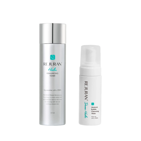 Набір REJURAN — Moisture Bubble Cleansing Water 150ml + Healer Rebalancing Toner 120ml — зволоження, відновлення балансу шкіри