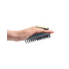 MANTA Pulse Brush Deep Ocean Blue — масажна щітка для здоров'я шкіри голови та волосся, силіконова основа, термостійка до 80°C