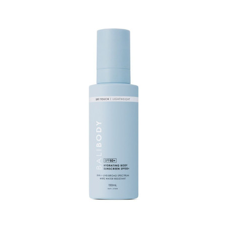 Сонцезахисний крем для тіла Bali Body Hydrating Body Sunscreen SPF50+ 150ml — з вітаміном Е та алое вера, для всіх типів шкіри,