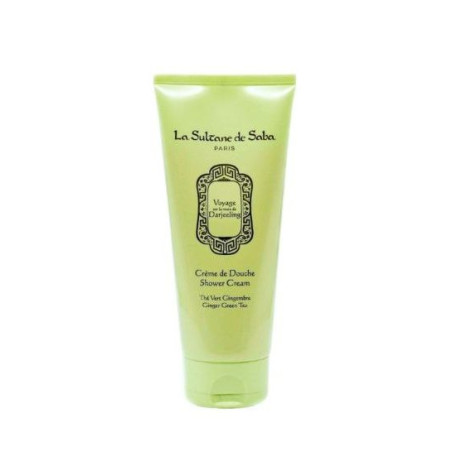 Крем-гель для душу La Sultane de Saba Shower Cream Ginger Green Tea 200ml — з екстрактами алое вера, лотосу та меду, для всіх