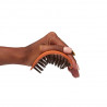 Щітка MANTA Kinks, Coils Curls Amber Orange — зменшує ламкість, підходить для вологого та сухого волосся — текстура