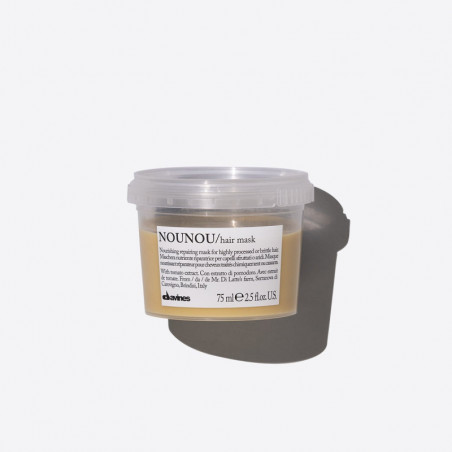 Маска Davines NOUNOU 75ml — зміцнення, попередження ламкості, повернення блиску, сухе пошкоджене волосся — текстура