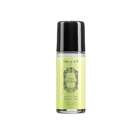 Роликовий дезодорант-антиперспірант Зелений чай La Sultane de Saba 50 ml, захист від поту, без слідів на одязі — вигляд товару