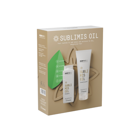 Framesi Kit Morphosis Sublimis Oil з комплексом олій та жирних кислот 2 шт — глибоке зволоження жорсткого сухого волосся,