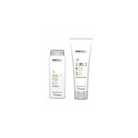 Framesi Kit Morphosis Sublimis Oil з комплексом олій та жирних кислот 2 шт — шампунь з оліями пасифлори та аргани, вітаміном Е,