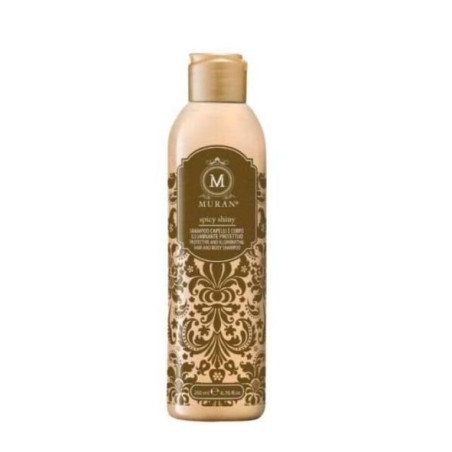 Захисний шампунь для сяйва волосся MURAN Spicy Shiny 200ml — дбайливе очищення, захист від УФ, зволоження, для всіх типів
